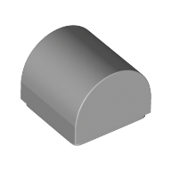 Brick Curved 1 x 1 x 2/3 Double Curved Top, No Studs (49307)