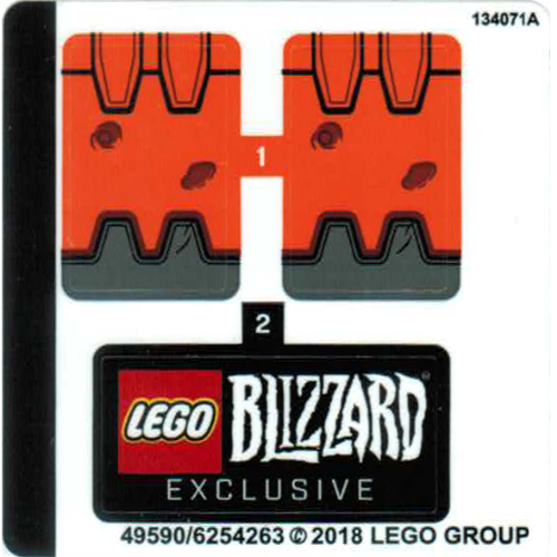 Sticker Sheet for Set 75987-1 (49590)