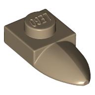 Plate Special 1 x 1 with Tooth (49668)