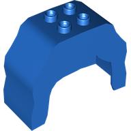 Duplo Brick, Hair, 2 x 2 Top Studs, Wavy, Long (4998)