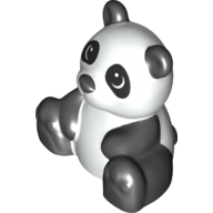 Duplo Animal Bear, Sitting, Panda Print (49989pr0002)