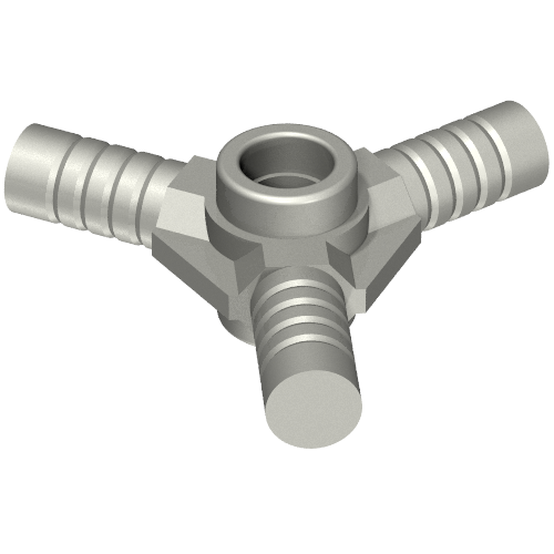 Tool Connector 3 Bar, 120 deg, Stud on Both Sides (50018e)