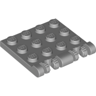 Hinge Plate 3 x 4 Locking Dual 2 Finger, 7 teeth (50337)