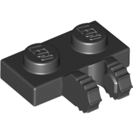 Hinge Plate 1 x 2 Locking with 2 Fingers on Side, 7 Teeth (50340)