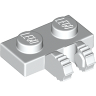 Hinge Plate 1 x 2 Locking with 2 Fingers on Side, 7 Teeth (50340)