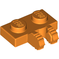 Hinge Plate 1 x 2 Locking with 2 Fingers on Side, 7 Teeth (50340)