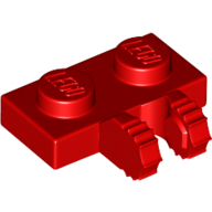 Hinge Plate 1 x 2 Locking with 2 Fingers on Side, 7 Teeth (50340)
