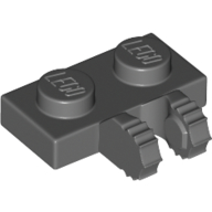 Hinge Plate 1 x 2 Locking with 2 Fingers on Side, 7 Teeth (50340)