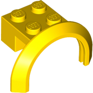 Wheel Arch, Mudguard 4 x 2 1/2 x 2 with 2 x 2 Plate (50745)