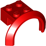 Wheel Arch, Mudguard 4 x 2 1/2 x 2 with 2 x 2 Plate (50745)