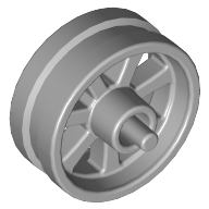 Wheel Centre 15 x 6 City Motorcycle with Stub Axles (50862)
