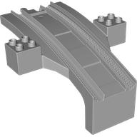Duplo Train Track Bridge Middle Section with 2 x 2 Studs on Both Sides (5087)