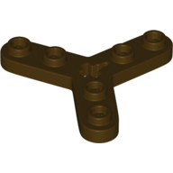 Technic Plate Rotor 3 Blade with Smooth Ends, 6 Studs, 1 Bottom Ridge (Propeller) (51138)