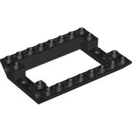 Slope Inverted 45° 6 x 8 Double with Pin Holes on Sides, 4 x 6 Cutout (5119)
