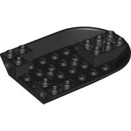 Aircraft Fuselage Curved Forward 6 x 8 Bottom with 2 Pin Holes (5123)