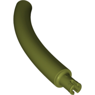 Animal Body Part / Plant, Tail / Neck / Branch / Trunk, Middle Section with Pin, Square Pin Hole (51274)
