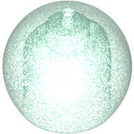 Helmet Round Sphere with Small Hole (51283)