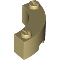 Brick Round Corner 3 x 3 Macaroni with 2 Studs (5152)