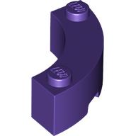 Brick Round Corner 3 x 3 Macaroni with 2 Studs (5152)