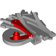 Duplo Train Track Switcher with Red Switch (51560)