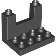 Duplo Plate 3 x 4 x 2 1/3 Rampart (51698)