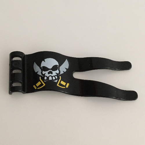 Duplo Flag Wavy 2 x 5 with Skull and Crossed Swords Print (51725pr0004)