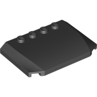 Slope Curved 4 x 6 x 2/3 Triple Curved with 4 Studs (52031)