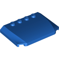 Slope Curved 4 x 6 x 2/3 Triple Curved with 4 Studs (52031)