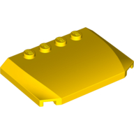 Slope Curved 4 x 6 x 2/3 Triple Curved with 4 Studs (52031)