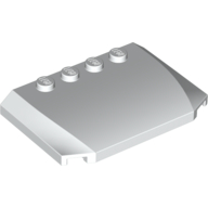 Slope Curved 4 x 6 x 2/3 Triple Curved with 4 Studs (52031)