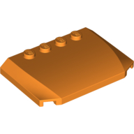 Slope Curved 4 x 6 x 2/3 Triple Curved with 4 Studs (52031)