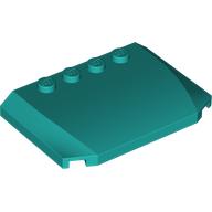 Slope Curved 4 x 6 x 2/3 Triple Curved with 4 Studs (52031)