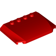 Slope Curved 4 x 6 x 2/3 Triple Curved with 4 Studs (52031)