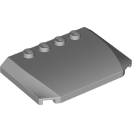 Slope Curved 4 x 6 x 2/3 Triple Curved with 4 Studs (52031)