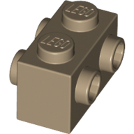 Brick Special 1 x 2 with Studs on 2 Sides (52107)