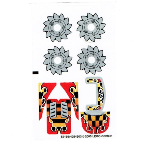 Sticker Sheet for Set 8648-1 (52169)
