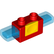 Duplo Siren with Light & Sound, 1 x 2 Base with Yellow Button (52189c01)
