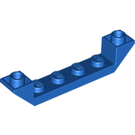 Slope Inverted 45° 6 x 1 Double with 1 x 4 Recessed (52501)