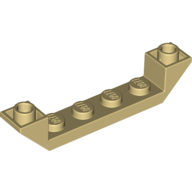 Slope Inverted 45° 6 x 1 Double with 1 x 4 Recessed (52501)