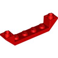 Slope Inverted 45° 6 x 1 Double with 1 x 4 Recessed (52501)
