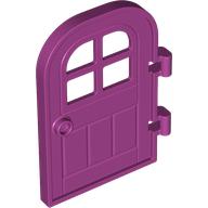 Door Right 4 x 6 with Curved Top, Bars (5257)