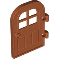 Door Right 4 x 6 with Curved Top, Bars (5257)
