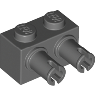 Brick Special 1 x 2 with 2 Pins, Square Pin Holes (53540)