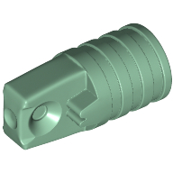 Hinge Cylinder 1 x 2 Locking with 1 Finger and Axle Hole On Ends [No Side Slots] (53923)