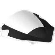 Windscreen 7 x 6 1/2 x 2 Motorcycle with Black Border print (5401pr0001)