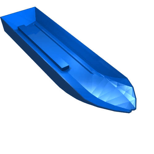 Boat Hull 51 x 12 x 6 (54100)