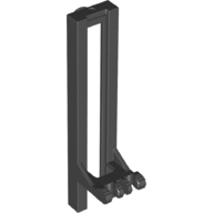 Forklift Mast Wide 1 x 2 Hinge Plate Locking with Rubber Belt Holder [Reinforced] (54669)