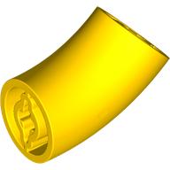 Brick Round 2 x 2 D. Tube with 45° Elbow and Axle Holes (Crossholes) at Each End [LONG] (5489)
