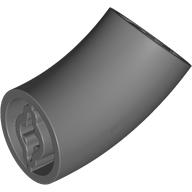 Brick Round 2 x 2 D. Tube with 45° Elbow and Axle Holes (Crossholes) at Each End [LONG] (5489)