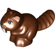 Animal, Beaver, Sitting with White Teeth, Nougat Nose, Eyes print (5553pr0001)